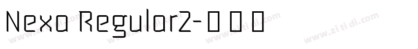 Nexa Regular2字体转换